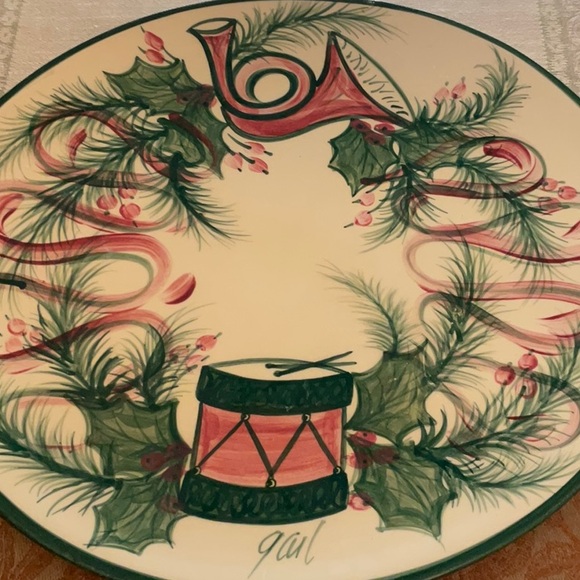 Gorgeous, mint condition, Gail Pittman platter.  Vintage, 1980!  Spectacular! - Picture 5 of 7